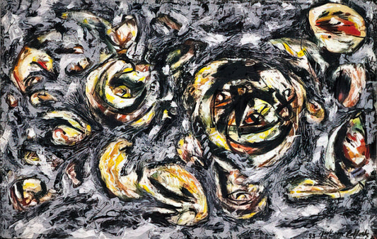 Dripping Pollock: Decoding Jackson Pollock's Revolutionary Drip Painting Technique - OCEAN GREYNESS 1953 by Jackson Pollock