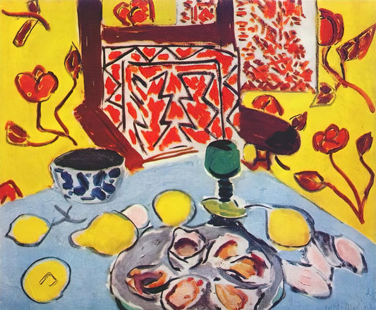 Duthuit Matisse: The Artistic Legacy of Henri Matisse's Son-in-Law and Collaborator - OYSTERS AND WOODEN ARMCHAIR 1943 by Henri Matisse