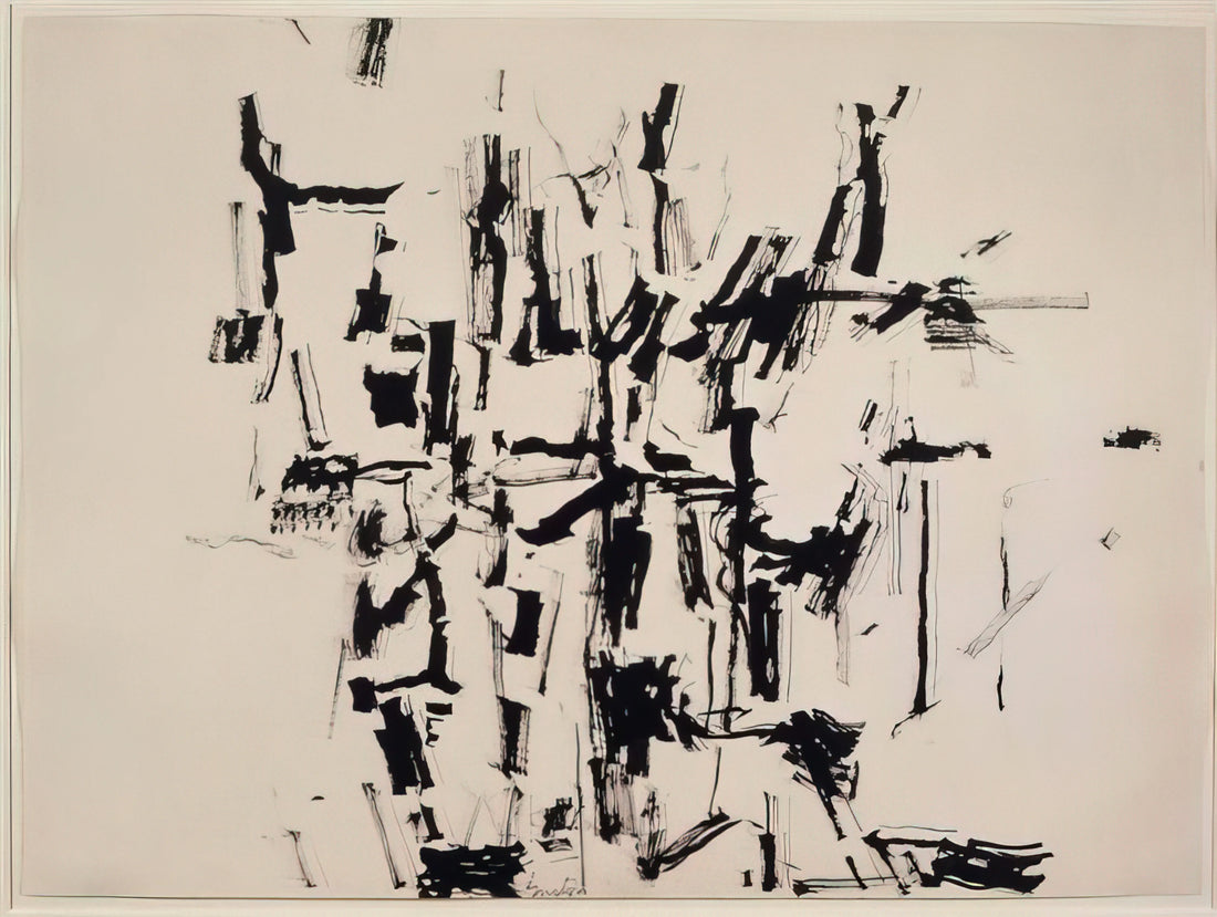 Early Philip Guston Paintings: The Abstract Expressionist Foundation of a Master - DRAWING RELATED TO ZONE DRAWING NO 19 by Philip Guston