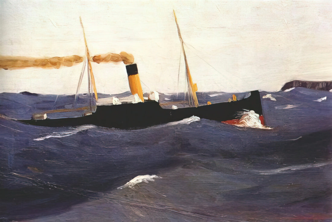 Edward Hopper Eleven AM 1926: A Masterpiece of American Solitude - Tramp Steamer by Edward Hopper