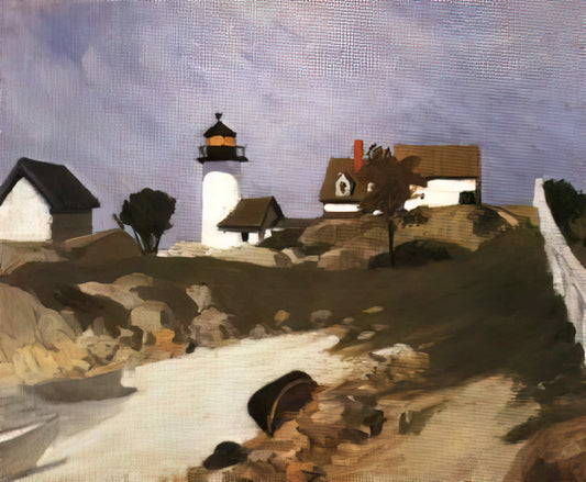 Edward Hopper Nighthawks Framed Print: A Collector's Guide to an American Icon - Squam Light by Edward Hopper