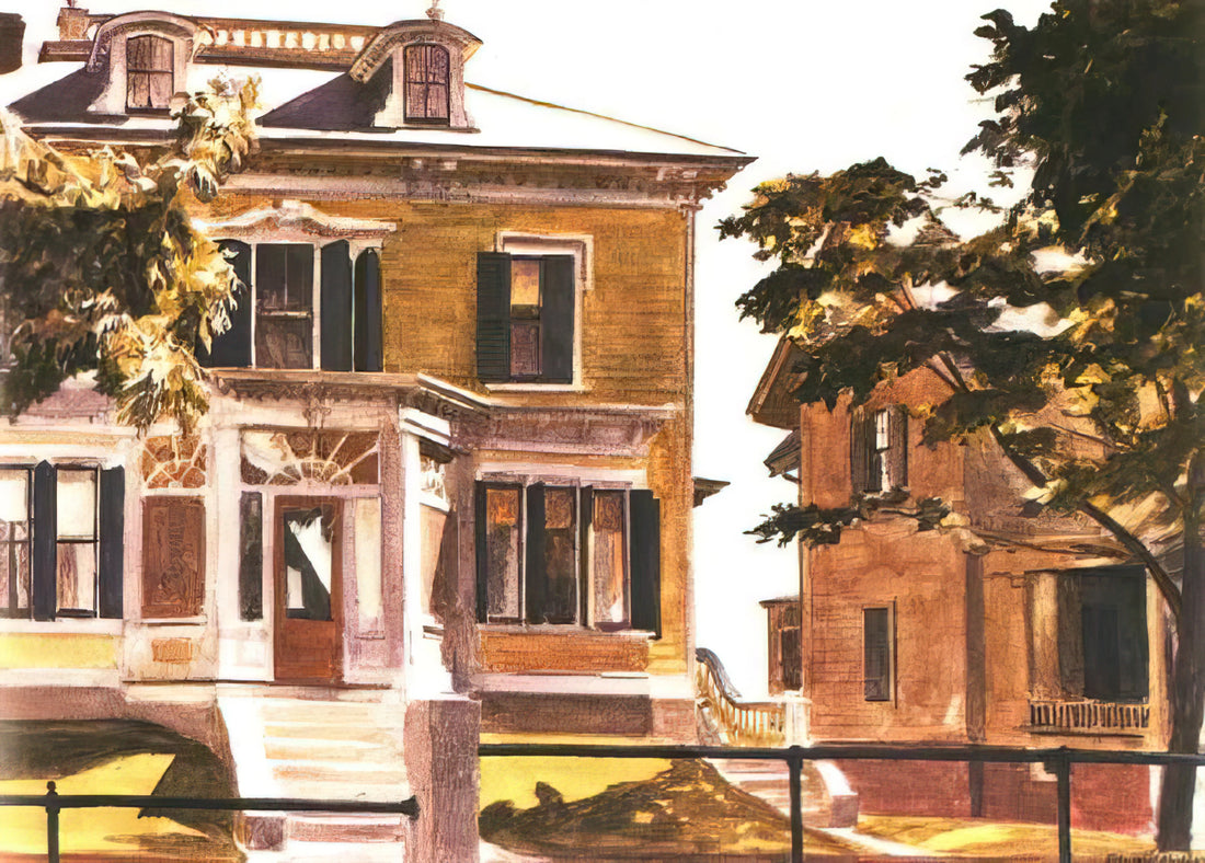Edward Hopper Paintings in Museums: A Curator's Guide to His Iconic Works - Davis House by Edward Hopper