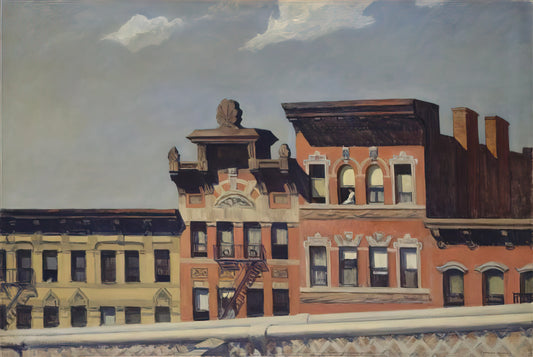 Edward Hopper and Marion Louise Hopper: The Artist and His Muse - From Williamsburg Bridge by Edward Hopper
