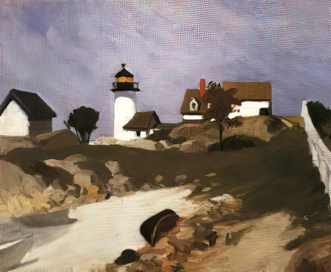 Edward Hopper at the Louvre: An American Master's Enduring Legacy in Paris - Squam Light by Edward Hopper