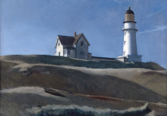 Edward Hopper at the Whitney: A Definitive Exploration of American Solitude - Lighthouse HIll by Edward Hopper