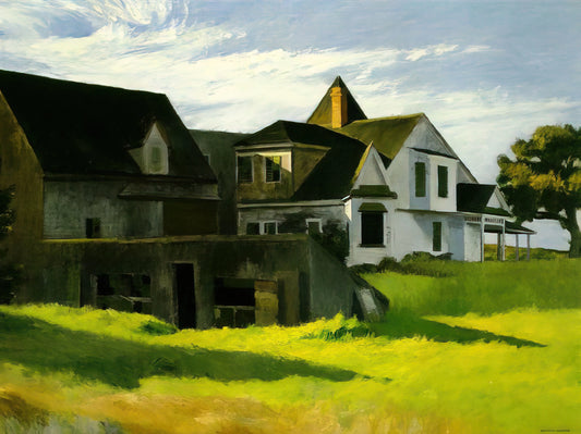 Edward Hopper's Most Famous Painting: Nighthawks and the Art of American Solitude - Cape Cod Afternoon by Edward Hopper
