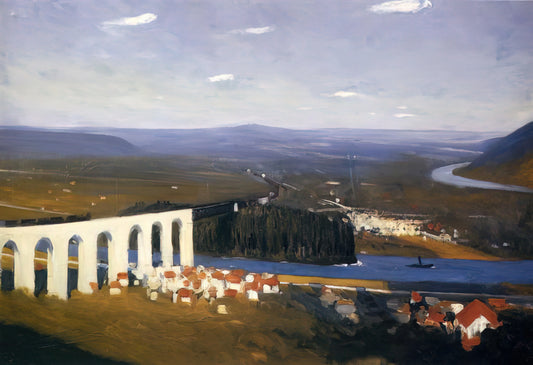 Edward Hopper's Most Famous Painting: Nighthawks and the Art of American Solitude - Valley of the Seine by Edward Hopper