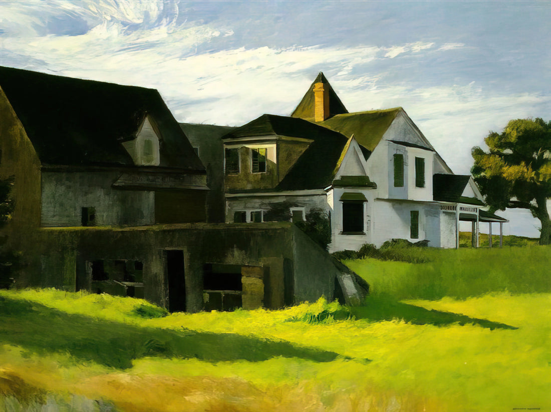 Edward Hopper's Seven A.M.: A Masterpiece of American Solitude and Light - Cape Cod Afternoon by Edward Hopper
