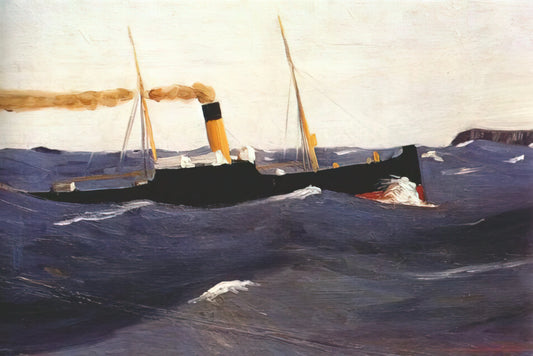 Edward Hopper's Sunday Morning: A Masterpiece of American Solitude - Tramp Steamer by Edward Hopper
