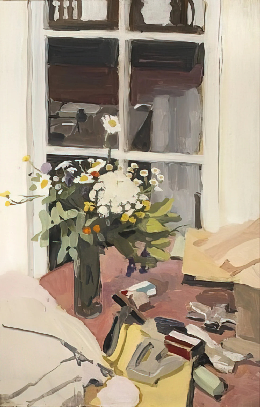 Elaine de Kooning and Fairfield Porter: Portraits of American Modernism - STILL LIFE WITH STAPLER 1970 by Fairfield Porter