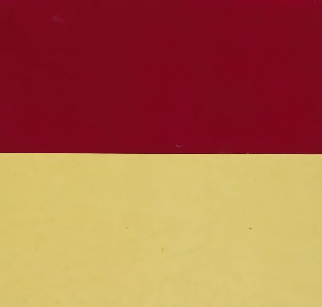 Ellsworth Kelly Framed Art Print: A Curator's Guide to Minimalist Mastery - Red and Yellow by Ellsworth Kelly