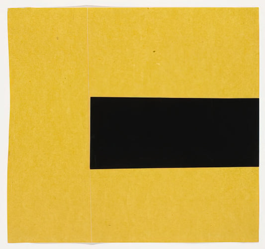 Ellsworth Kelly at the Blanton Museum: A Monumental Dialogue of Color and Form - Black and Yellow from the series Line Form Color by Ellsworth Kelly