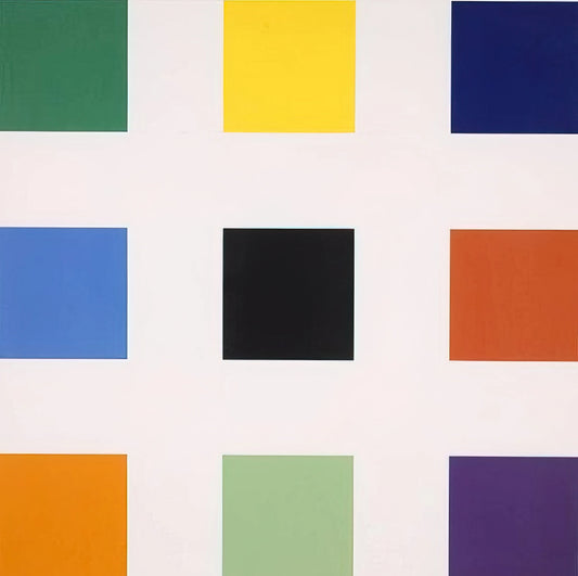 Ellsworth Kelly: The Blanton Museum and the Evolution of American Abstraction - Nine Squares by Ellsworth Kelly
