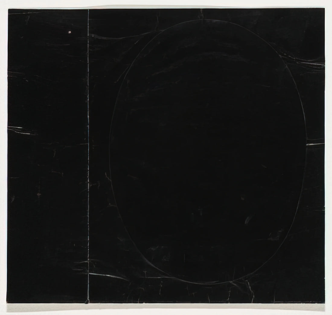 Ellsworth Kelly: The Master of Color, Form, and Minimalist Abstraction - Black on Black by Ellsworth Kelly