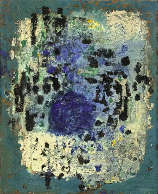 Emil Schumacher Canvas: The Raw Power of German Abstract Expressionism - Untitled - 1956 by Emil Schumacher