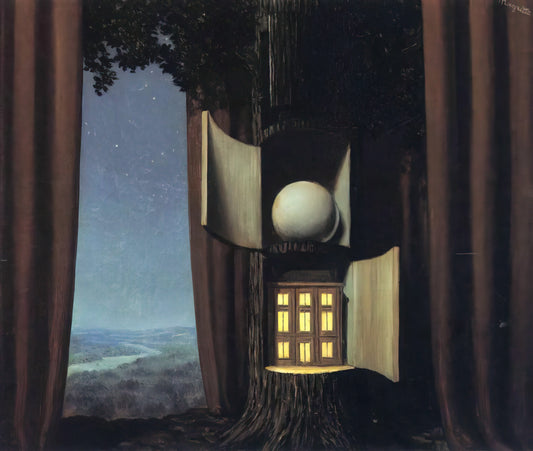 Empire of Light Magritte Print: Decoding Surrealism's Most Enigmatic Masterpiece - THE VOICE OF BLOOD 1948 1 by Rene Magritte