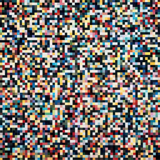 Eric Clapton and Gerhard Richter: When Music and Painting Converge in Abstract Expression - 4096 COLOURS 1974 by Gerhard Richter