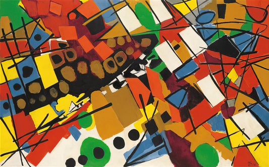 Ernst Wilhelm Nay Reproductions: A Guide to the Abstract Master's Legacy - Pastorale - 1954 by Ernst Wilhelm Nay