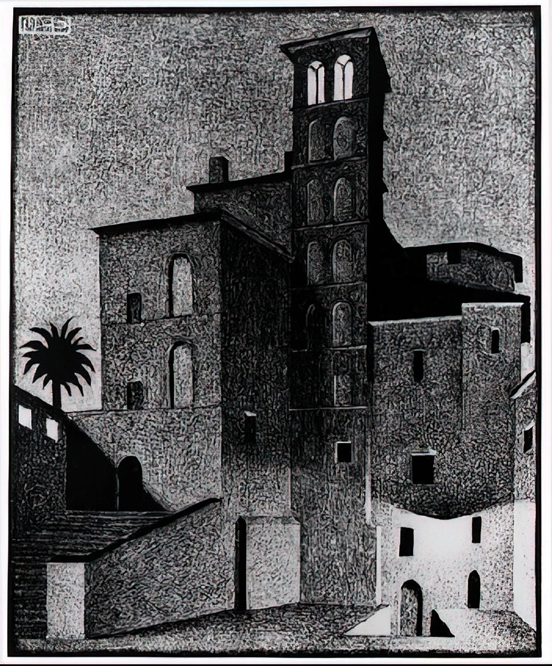 Escher Kaleidocycles: The Taschen Edition and the Enduring Allure of Mathematical Art - SS GIOVANNI ET PAOLO ROME MAY 1936 1936 by MC Escher
