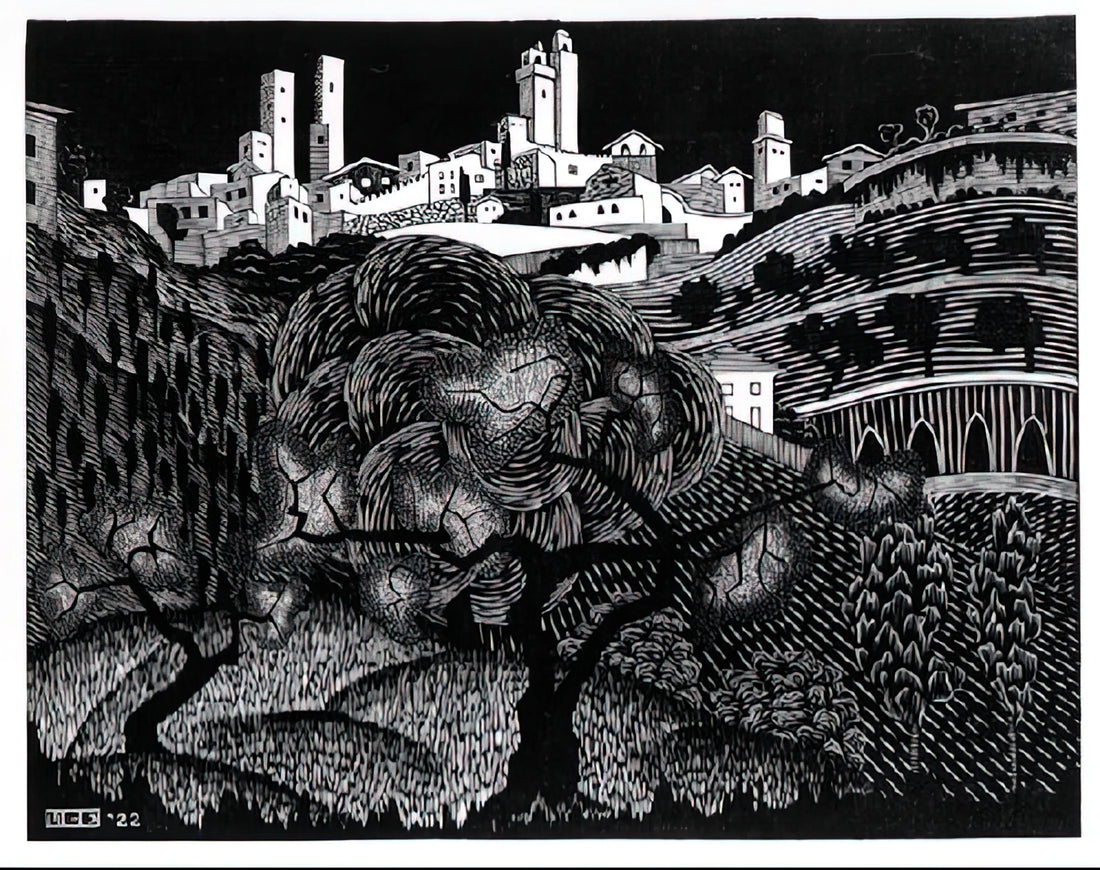 Escher MFA: The Master of Mathematical Art and Optical Illusions - ESCHER (10) by MC Escher