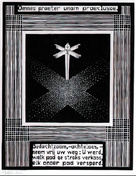 Escher Posters for Sale: A Collector's Guide to Acquiring Museum-Quality Prints - EMBLEMATA SIGNPOST by MC Escher