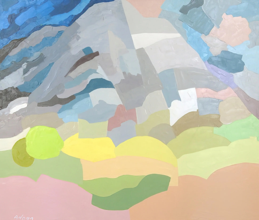 Etel Adnan Love Poems: The Poetic Vision of a Modern Master - Mount Tamalpais - 1985 by Etel Adnan
