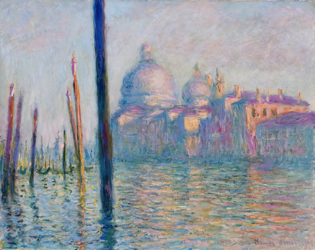 Exploring Claude Monet Online: A Digital Voyage into Impressionism - The Grand Canal in Venice 01 by claude monet