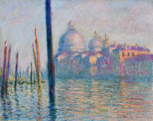 Exploring Claude Monet Online: A Digital Voyage into Impressionism - The Grand Canal in Venice 01 by claude monet