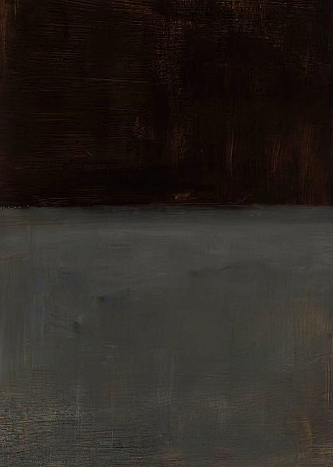 Exploring the Luminous Depths: The Enduring Allure of Yellow and Blue Mark Rothko - Untitled brown and gray - 1969 by Mark Rothko