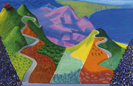 Exploring the Vision of a David Hockney Field Painting: From Yorkshire to Global Icon - David Hockney by David Hockney