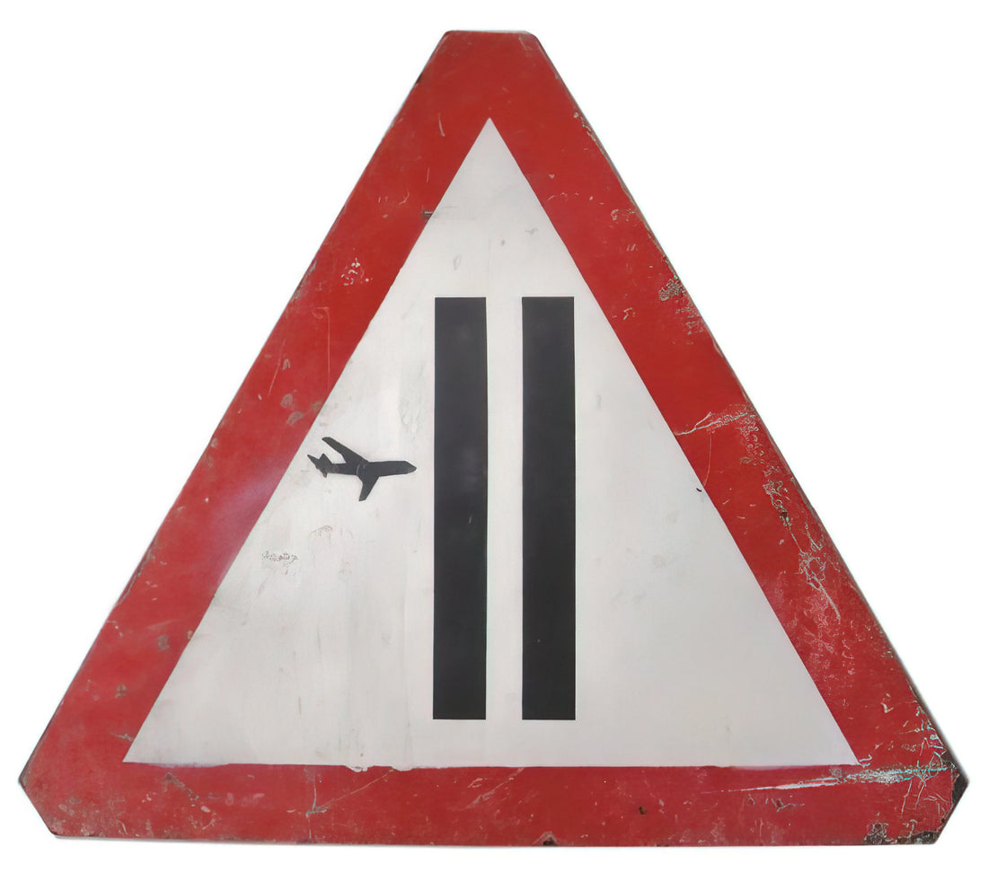 Extra Large Banksy Canvas: A Collector's Guide to Monumental Street Art Prints - WARNING SIGN 2006 by Banksy