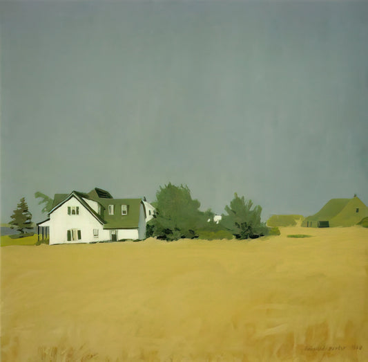 Fairfield Porter Acrylic Print: A Modernist's Legacy in Contemporary Reproduction - WHEAT 1960 by Fairfield Porter