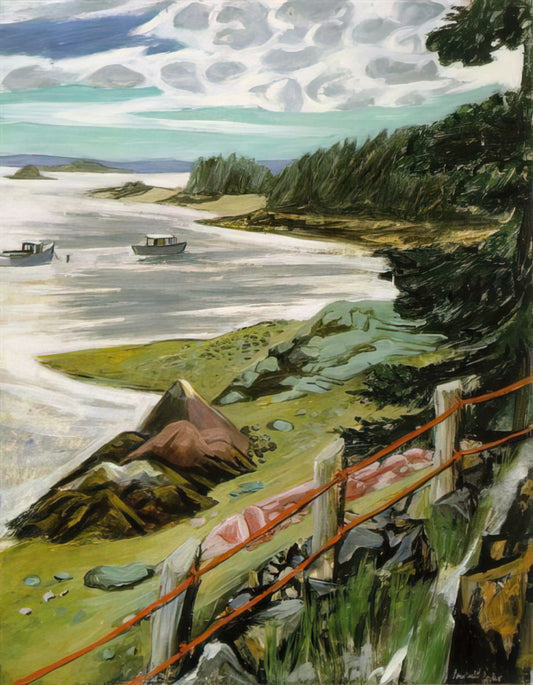 Fairfield Porter Reproductions: Capturing the Intimate Realism of an American Master - RED CABLES 1940 by Fairfield Porter