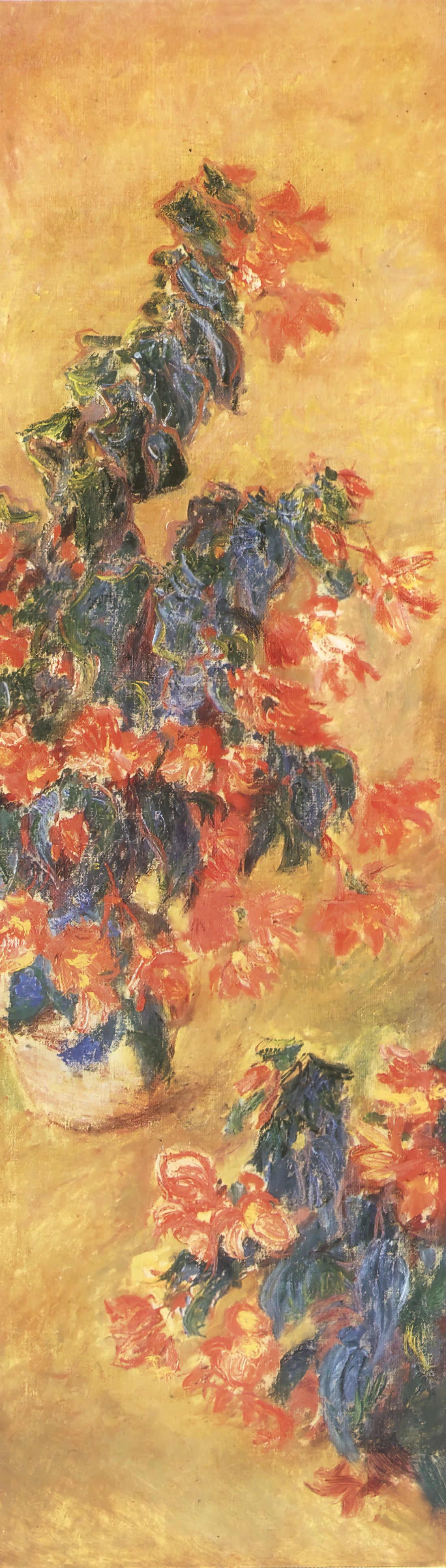 Famous Paintings by Monet: A Curator's Guide to His Masterpieces - Red azaleas in a Pot by claude monet