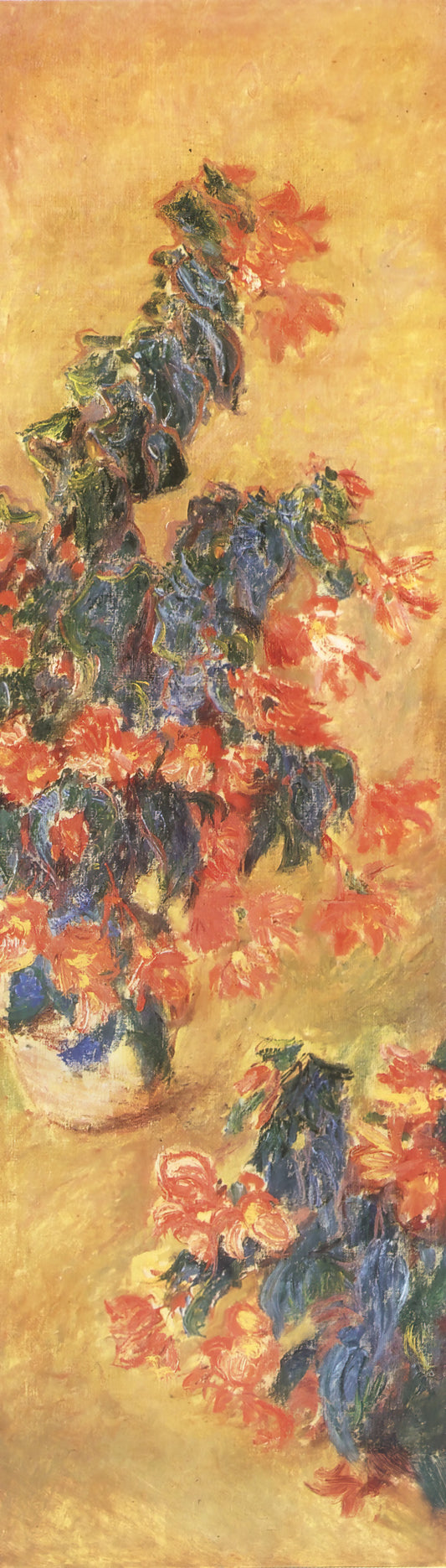 Famous Paintings by Monet: A Curator's Guide to His Masterpieces - Red azaleas in a Pot by claude monet
