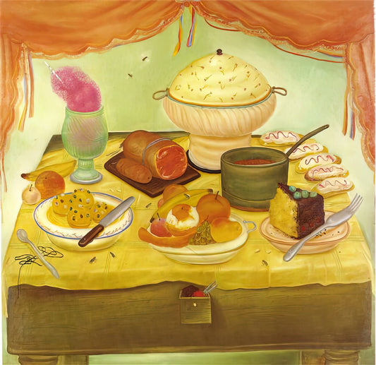 Fernando Botero Art Prints: Collecting the Voluptuous World of a Modern Master - STILL LIFE by Fernando Botero