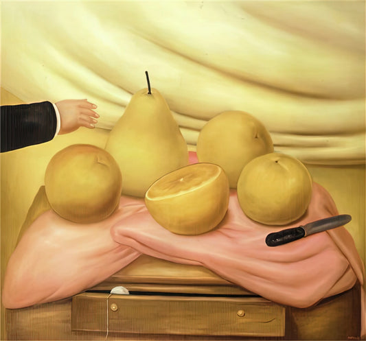 Fernando Botero at Christie's: A Collector's Guide to the Master of Voluminous Form - STILL LIFE WITH FRUITS by Fernando Botero