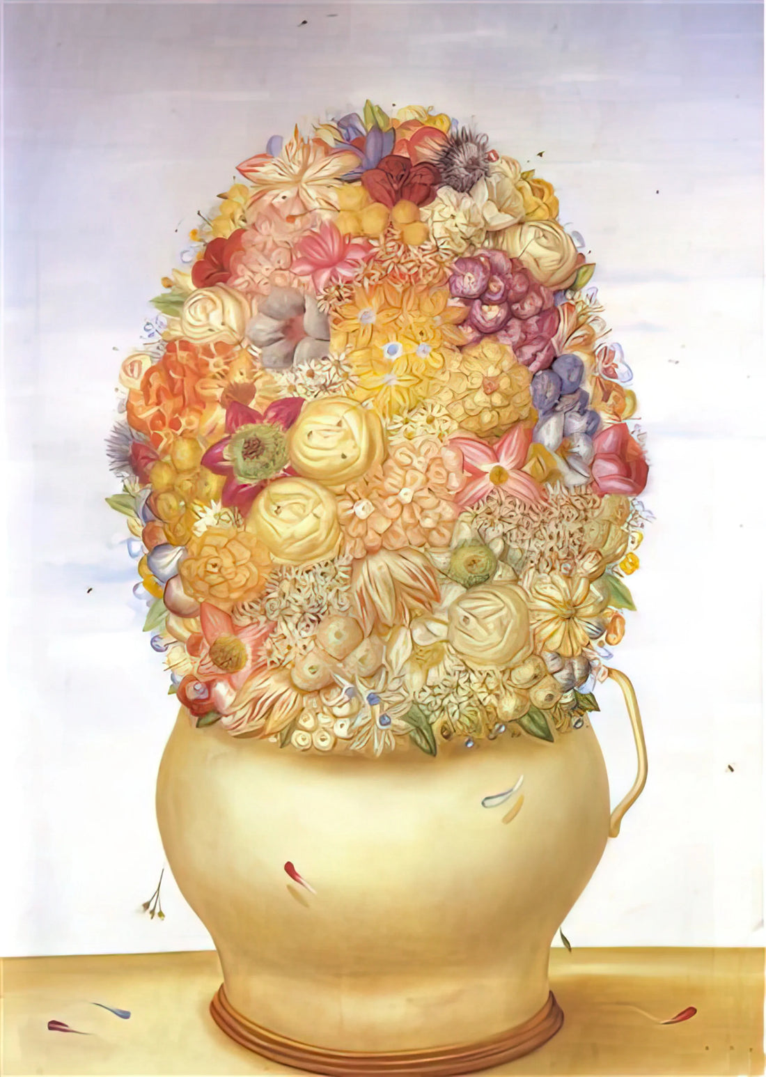 Fernando Botero's Women: A Celebration of Voluptuous Form and Cultural Identity - FLOWER POT by Fernando Botero