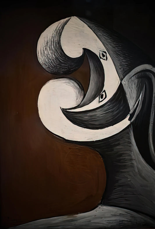Framed Picasso: A Curator's Guide to Displaying and Collecting Picasso Art Prints - Abstraction Head - 1930 by Pablo Picasso