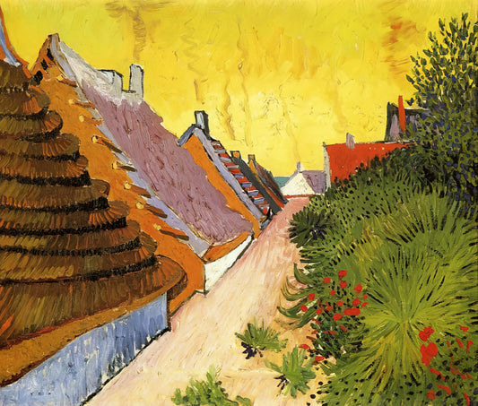 Framed Starry Night: A Collector's Guide to Van Gogh's Masterpiece - Street in Saintes-Maries by Vincent van Gogh