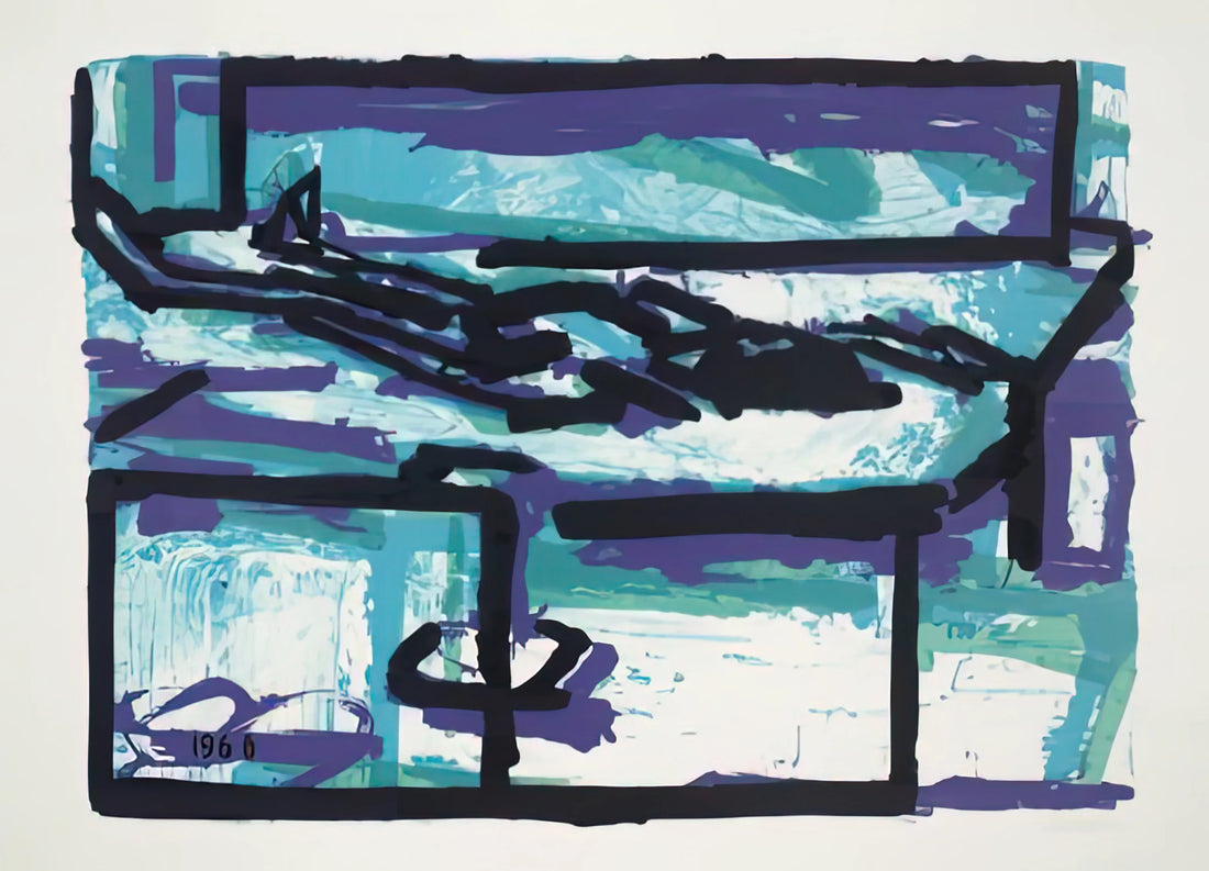 Frank Auerbach Drawings: The Raw Intensity of Post-War British Art - RECLINING FIGURE I by Frank Auerbach