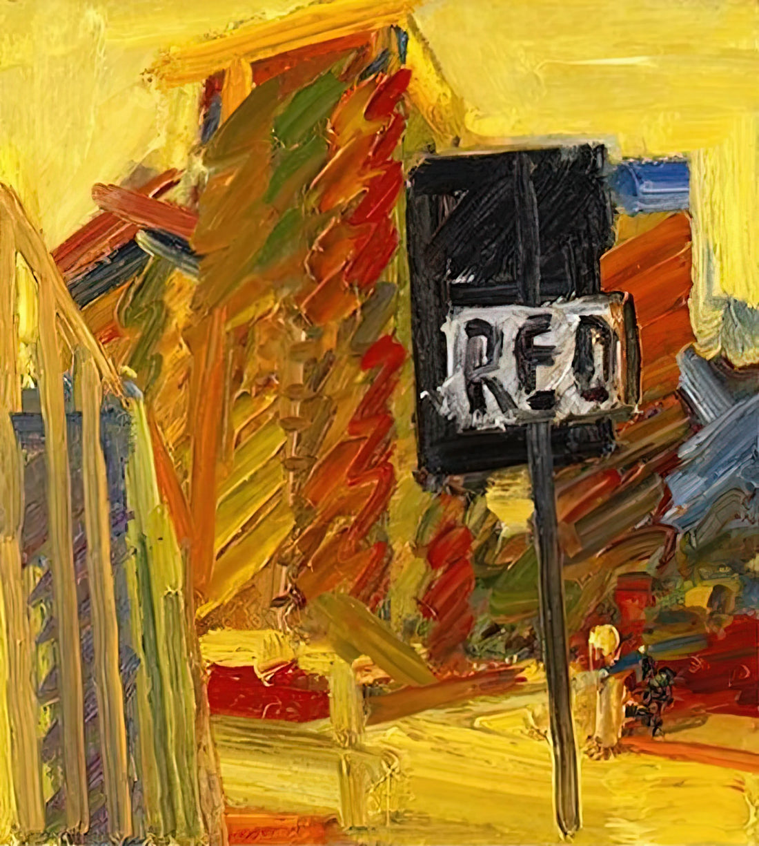 Frank Auerbach Posters: The Raw Energy of Post-War British Art in Print - TOWER BLOCKS by Frank Auerbach