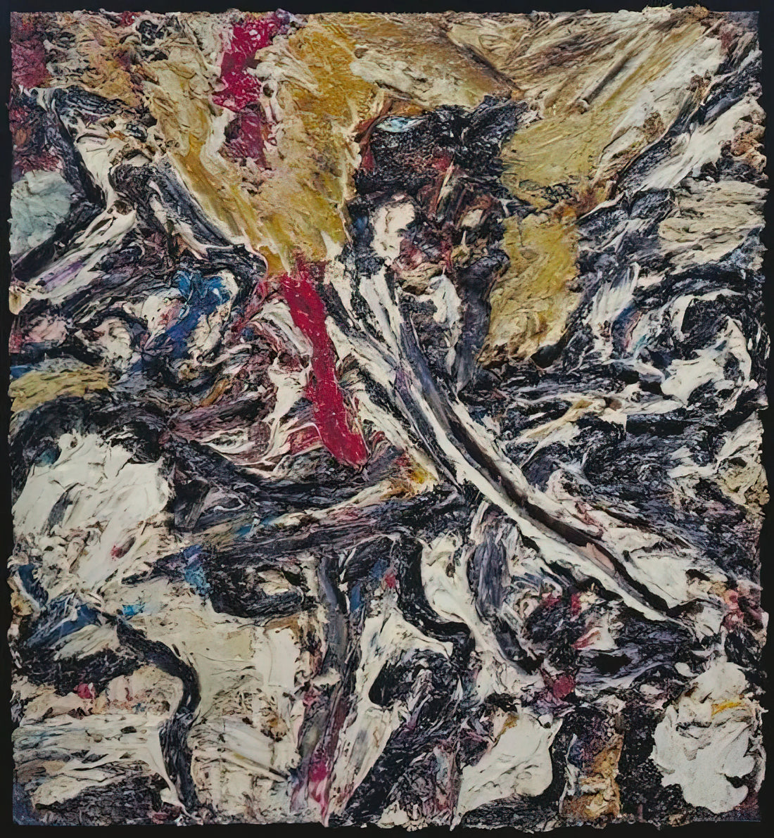 Frank Auerbach Works: The Raw, Textured World of a Modern Master - STUDY AFTER TITIAN II by Frank Auerbach