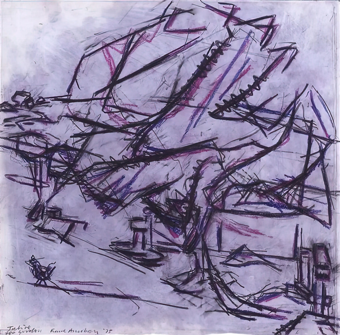 Frank Auerbach: The Sitters - Portraits of Intimacy and Intensity - TREE AT TRETIRE by Frank Auerbach