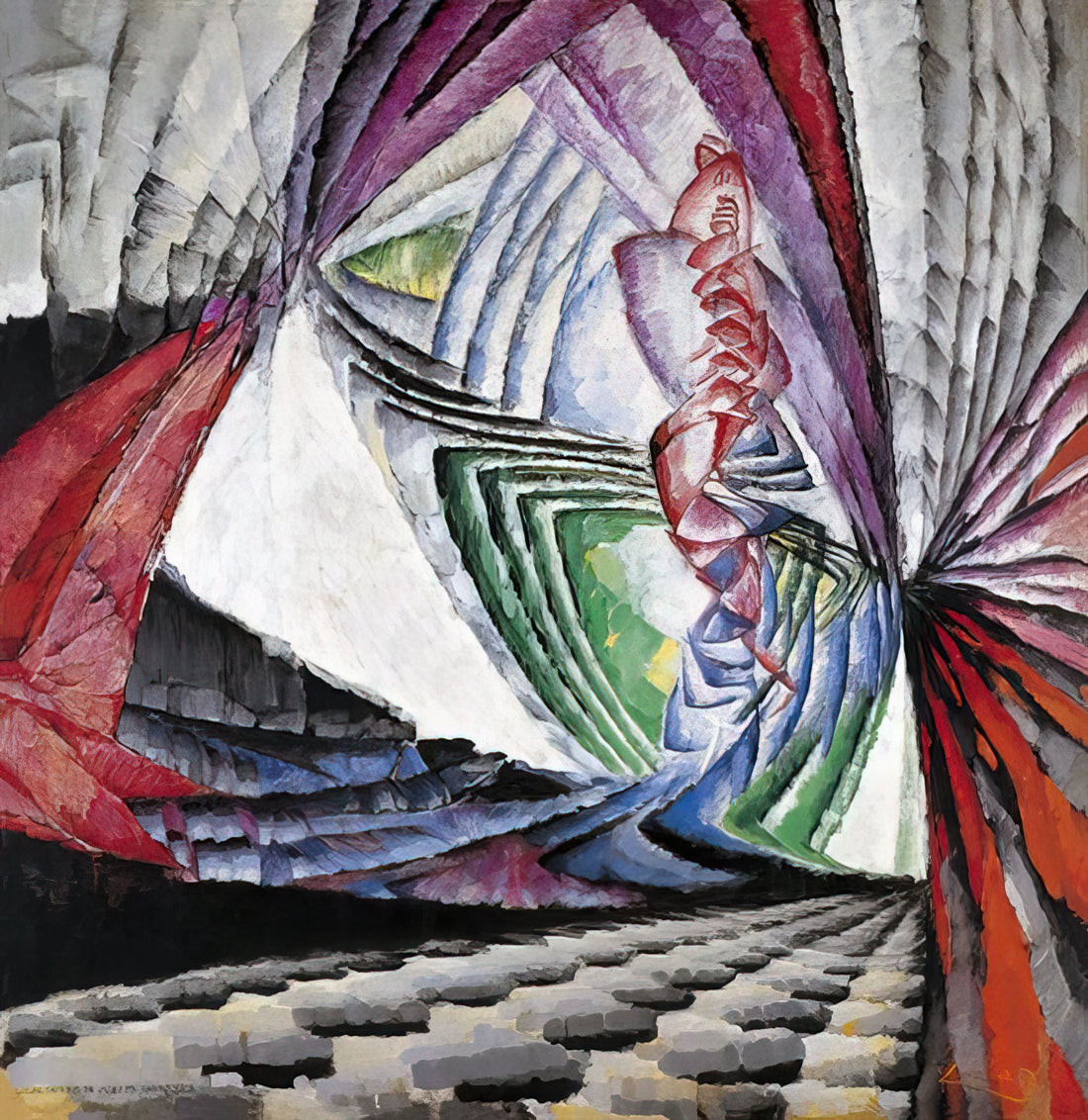 František Kupka Posters: A Journey into Abstract Vision and Modernist Design - Positioning of Mobile Graphic Elements by Frantisek Kupka