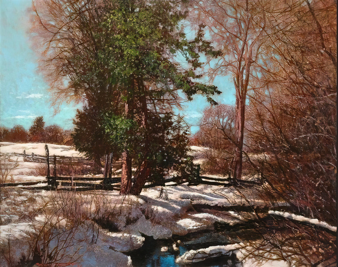 Franz Johnston Artwork: A Canadian Group of Seven Master of Light and Landscape - Promise of Spring - 1930 Canada by Frank Johnston