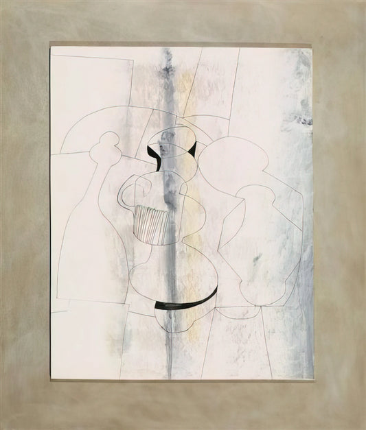 Fred Murray and Ben Nicholson Painting: A Collector's Guide to Modern British Abstraction - 20 April 1979 vertical stripe - 1979 by Ben Nicholson