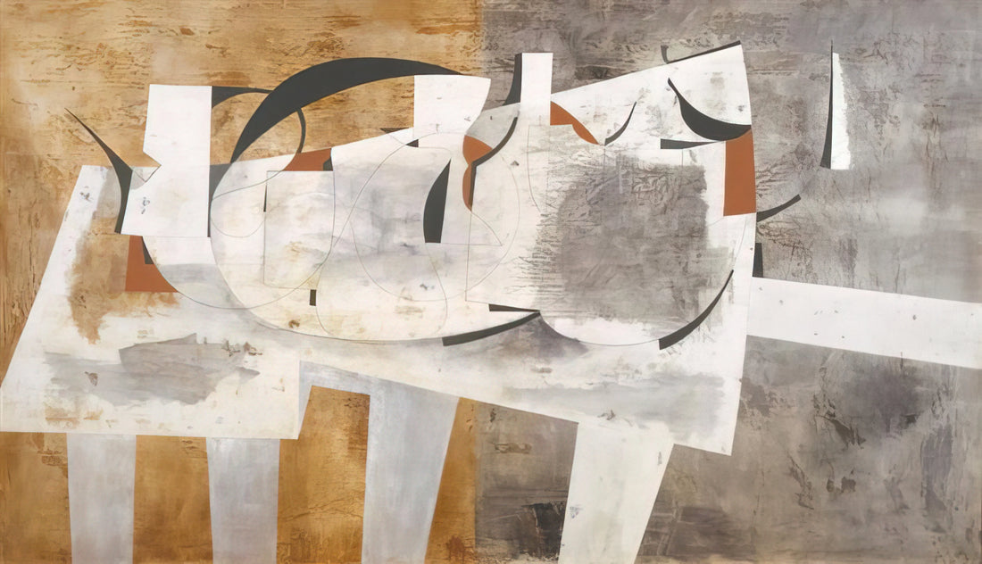 Fred Murray and Ben Nicholson: The Revolutionary Wall Painting Collaboration - August 1956 Val d'Orcia - 1956 by Ben Nicholson