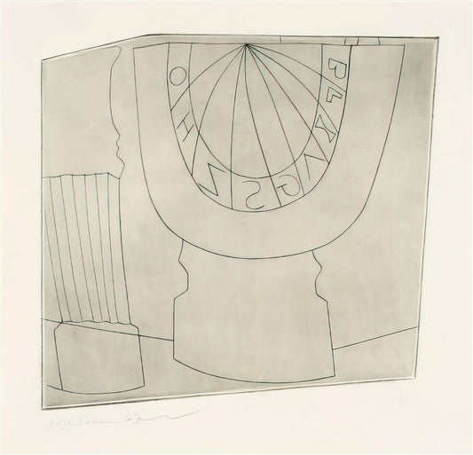 Fred Murray, Ben Nicholson, and the Modern British Art Market: A Collector's Guide to Sales and Acquisitions - Turkish sundial  column - 1967 by Ben Nicholson