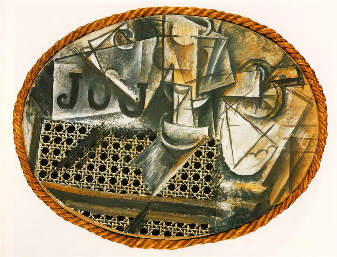 Friendship and Pablo Picasso: The Bonds That Shaped a Genius - Still Life with Caned Chair by Pablo Picasso